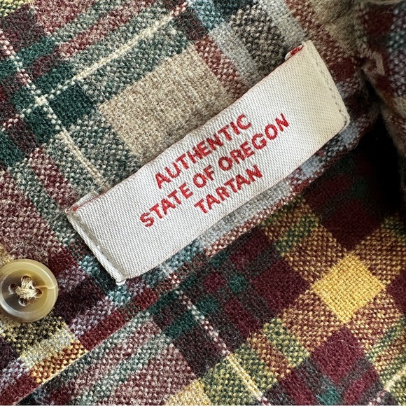 Pendleton Lodge Shirt Mens Large Brown Tartan Flannel 100% Wool Long Sleeves - Picture 8 of 13